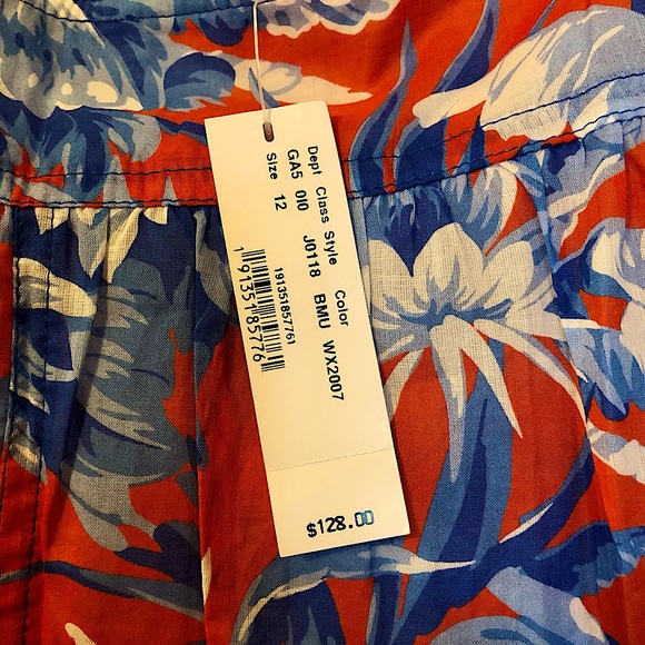 J. Crew Ratti Rio floral print - Tiered Mini Skirt NEW with tags - Picture 5 of 6